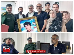 دیدار با خانواده شهید ورزشکار  به مناسبت هفته تربیت&zwnj;بدنی در آمل