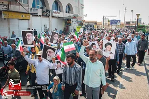 راهپیمایی &laquo;بشارت نصر&raquo; در برازجان برگزار شد