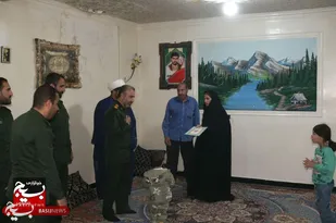 دیدار با خانواده&zwnj;های شهیدان به مناسبت هفته عقیدتی سیاسی در رومشکان