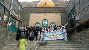 تجدید میثاق تکواندو کاران شاهرودی با آرمان ها امام و رهبری+ تصاویر