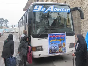 اعزام 100 نفر از خانواده شهدا به مشهد مقدس