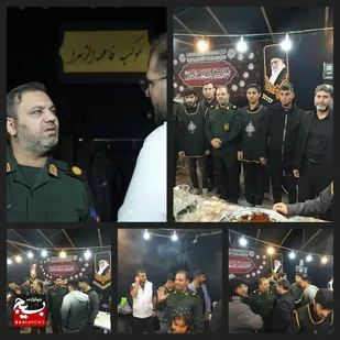 توزیع غذای گرم نذری در میان عزاداران فاطمیه درهندیجان
