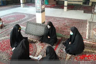 جلسه اعضای شورا پایگاه بسیج خواهران افتر در سرخه تشکیل شد
