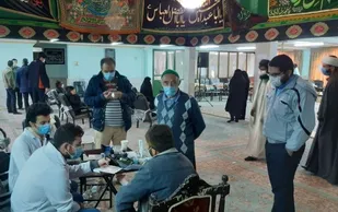 ویزیت و&nbsp;ارائه داروی رایگان همراه با توزیع مواد ضدعفونی کننده در دهستان جاغرق