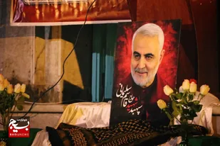 برگزاری سومین سالگرد شهادت سردار سلیمانی در رجائی شهر کرج