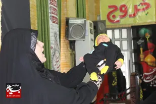 مراسم شیرخوارگان حسینی در رجایی شهر کرج