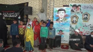 برگزاری یادواره شهدای روستای لندی بخش میانکوه