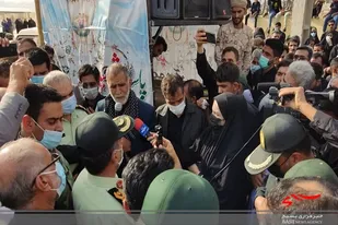 مراسم&zwnj;تشییع و تدفین پیکر مطهر پاسدار شهید محمود آبسالان در زاهدان