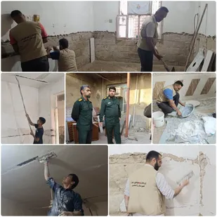 بازدید میدانی فرمانده ناحیه بسیج رامشیر از پروژه جهادی گروه شهید مهدی کناوی غبیشی در خدمت به خانواده&zwnj;های نیازمند