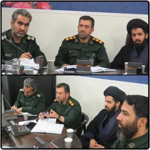 نشست هماهنگی برنامه های اربعین حسینی و هفته دفاع مقدس در سپاه ناحیه پیشوا