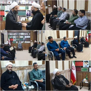 مسئول نمایندگی ولی فقیه سپاه امام سجاد ع هرمزگان با امام جمعه شهرستان خمیر دیدار و گفتگو نمود