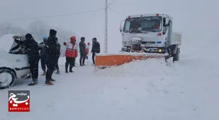 اسکان اضطراری ۱۸ خانوار در اندیکا به دلیل بارش سنگین برف