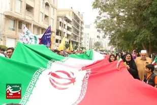 شکوه جشن ۴۵ سالگی انقلاب اسلامی در عسلویه
