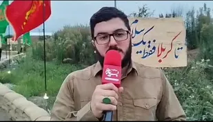 ادای احترام شاعر آئینی گیلان به ۸ هزار  شهیدسرافراز استان گیلان