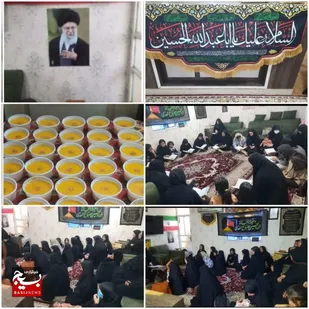 برگزاری نشست روشنگری و آیین عزاداری به مناسبت تشییع قائد امت در غرب اهواز