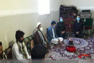 دیدار و تجلیل از خانواده شهید ایوب امیریان در سیب و سوران
