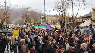 حضور باشکوه مردم لردگان در راهپیمایی 22 بهمن