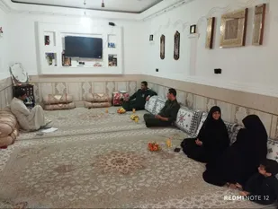 تقدیر فرمانده میرجاوه از خانواده های پاسدار