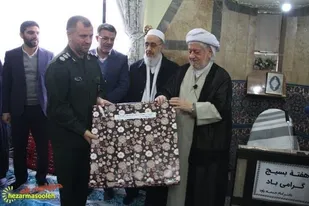دیدار جمعی از بسیجیان شهرستان پاوه با ماموستا ملا قادر قادری