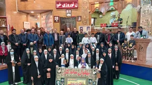 برگزاری مراسم "دختران حاج قاسم" در اراک