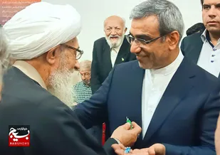 حضور استاندار خراسان رضوی و عضو مجلس خبرگان رهبری در مراسم یادبود سردار افشار