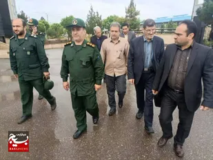 بازدید مسئول سازمان بسیج مهندسین صنعت و معدن البرز از واحد&zwnj;های صنعتی شهرک صنعتی اشتهارد