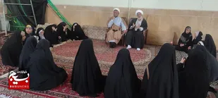 اجتماع حلقه&zwnj;های صالحین بسیج درمیعادگاه نمازجمعه وردنجان