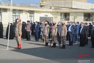 صبحگاه مشترک دانش آموزی در کاشمر