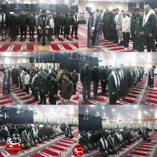 دیدار پایوران ناحیه مقاومت بسیج ایذه با امام جمعه شهرستان