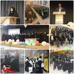 برگزاری مراسم آیین افتتاحیه اردوی راهیان نور دانش آموزی بخش گلباف