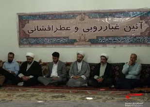 مرقد امامزاده سیدمحمدکُججانی (ع) در تبریز غبارروبی و عطرافشانی شد