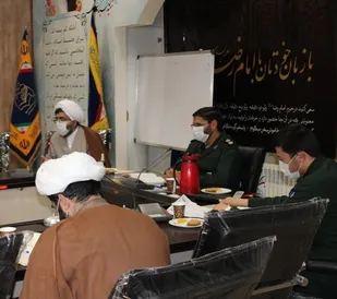 جلسه هماهنگی و تعامل تربیت وآموزش عقیدتی سیاسی و صالحین سپاه ناحیه مالک اشتر مشهد برگزار شد