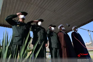 مراسم صبحگاه مشترک در سپاه نیشابور