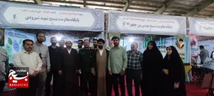 بازدید رئیس سازمان بسیج مستضعفین از غرفه&zwnj;های مازندران در نمایشگاه عملکرد و پیشرفت تحقق محله اسلامی