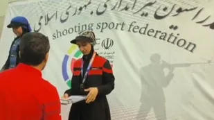 پارمیدا کلانتری در سکوی سوم قهرمانی مسابقات آزاد تفنگ بادی