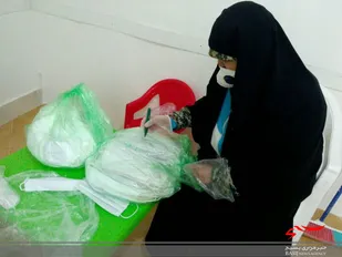 راه اندازی کارگاه تولید ماسک بهداشتی در حوزه کوثر 3