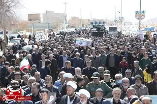 تشییع پیکر شهیدحملات آمریکایی صهیونیستی در وردنجان