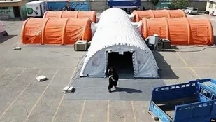 ارائه خدمات به ۱۵۰۰ نفر در درمانگاه صحرایی شهرستان دیر