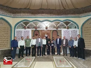 تجدید میثاق بسیجیان شرکت ملی پخش فرآورده&zwnj;های نفتی منطقه شاهرود با شهدای گمنام+ تصاویر