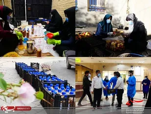 توزیع 300 بطری آبمیوه طبیعی بین بیماران کرونایی توسط بسیج جامعه زنان کهگیلویه و بویراحمد