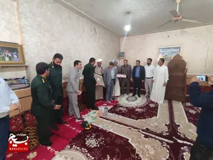 دیدار با خانواده شهید نبی دریس از شهدای حادثه تروریستی رژه ۳۱ شهریور