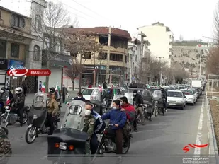 راهپیمایی پرشکوه خودرویی مردم ولایت مدار شهرستان بروجرد