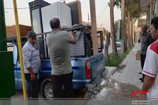 تهیه لوازم منزل برای خانواده های نیازمند در روستا لاسجرد
