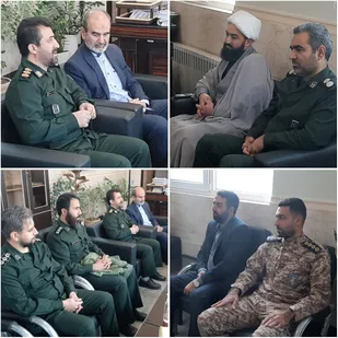 دیدار فرمانده سپاه پیشوا با دادستان عمومی و انقلاب شهرستان پیشوا