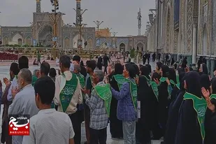 ۴۵ نفر از کارگران شهرداری زابل میهمان امام رضا(ع) شدند