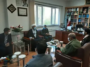 دیدار فرمانده سپاه بیت المقدس با ریئس کل دادگستری استان کردستان
