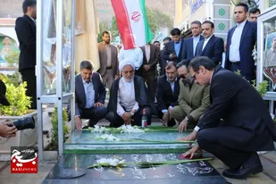 ادای احترام مقامات عالی قضایی کشور به مقام شامخ شهدای کرمان&nbsp;