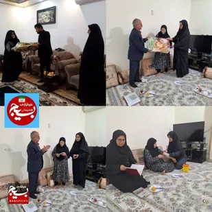 تکریم مادران و همسران شهدا در هندیجان