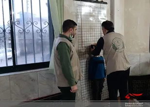 اعزام گروه جهادی سلامت به محلات محروم چالوس