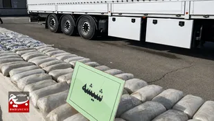 توقیف کامیون حامل ۱۰ کیلو شیشه در اردبیل